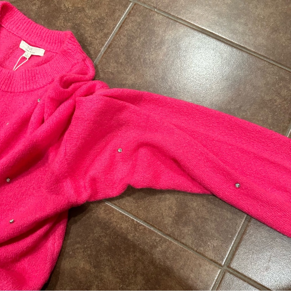 Chelsea & Violet Rhinestone Sweater - Picture 3 of 7